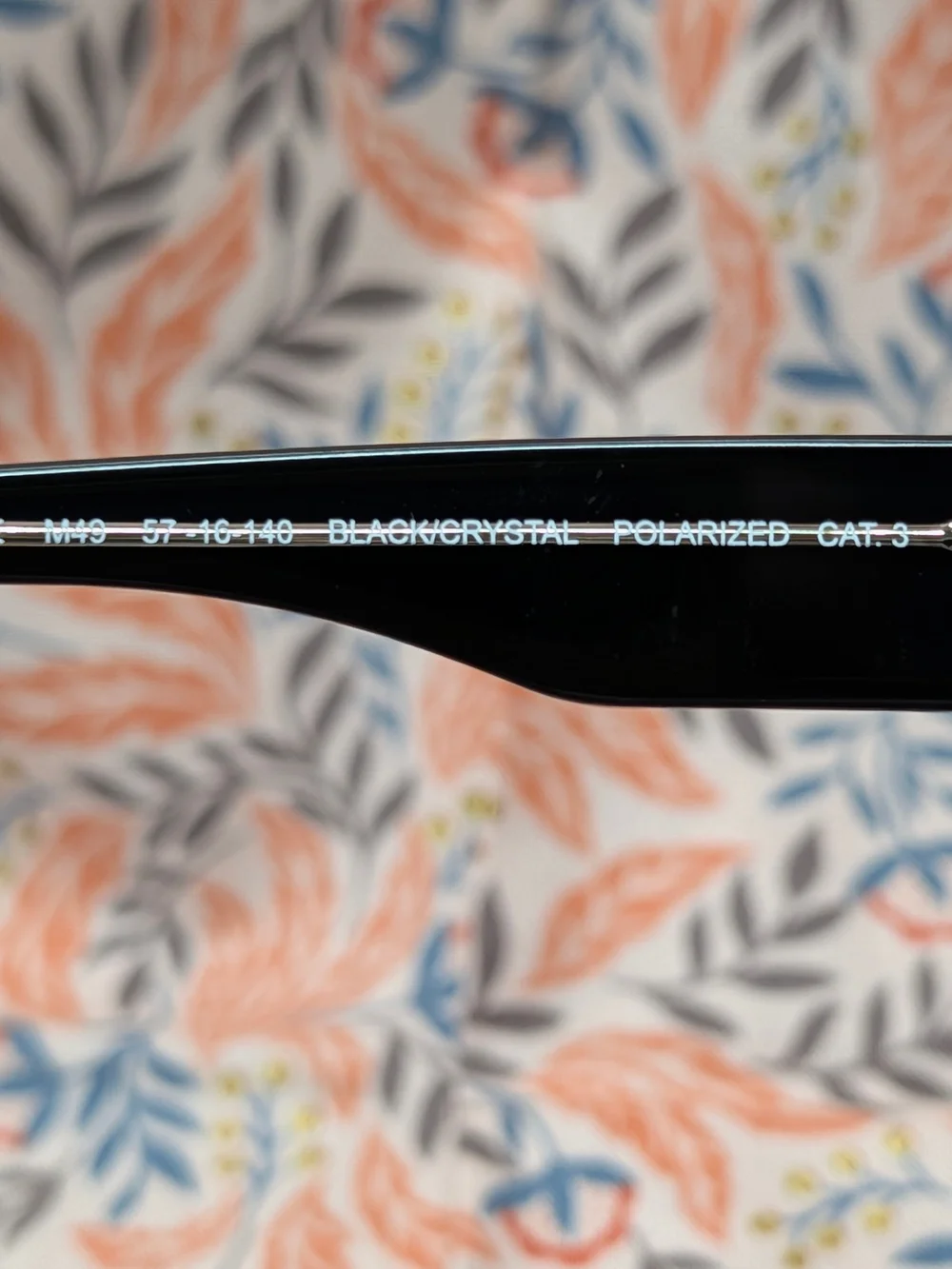 Kirkland Signature Black Crystal Polarized Cat-Eye Sunglasses M49